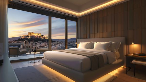 Chambre avec vue sur l'Acropole : les critères de choix à retenir
